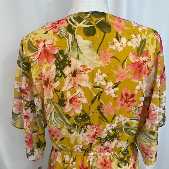 NEW YELLOW FLORAL DRESS - Picture 10 of 13